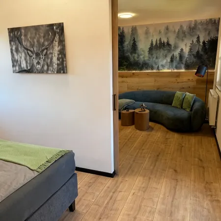 Cozy apartment on a quiet south-facing slope in close proximity to nature