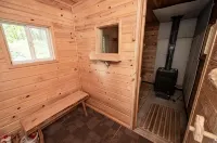 Peaceful Lakefront Cabin w/ Sauna & Loft-pet friendly