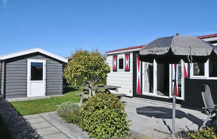 Chalet Florence 5 , 6- Persoons met Veel Privacy; Huisdiervrij,ruime Tuin