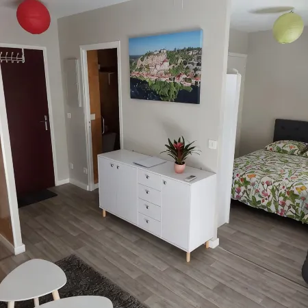 Studio type T2, hypercentre, furnished with air conditioning and parking
