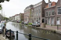 Canal house top floor in historic center Gouda