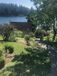 Unique and peaceful beach access getaway on Quadra Island. Outstanding view