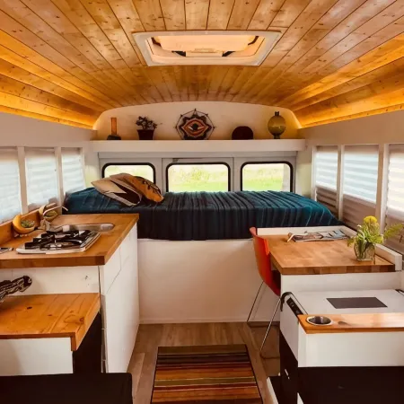 Stylish Skoolie Lake Cumberland