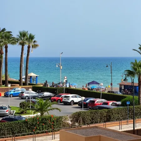 Beachfront Apartment with Pool & Sea View Terrace – Guadalmar Málaga