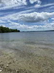 Beautiful private beach area within steps from the modern updated log home - 3-Star