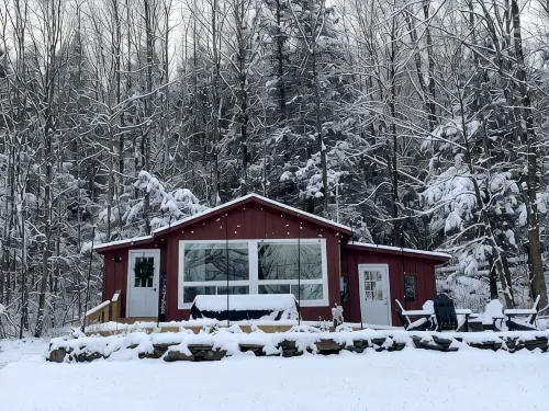 Luxury Tiny Home Ski Cabin with Barrel Sauna Room! - 3-Star