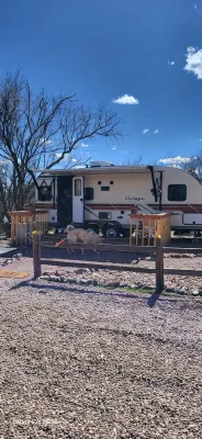 New Vintage Trailer on 40 acre horse ranch close to wineries and fun outings.
