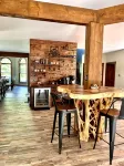 Poconos 6BR Retreat on 6 Private Acres – Hot Tub, Game Room, Fire Pit, Sleeps 16