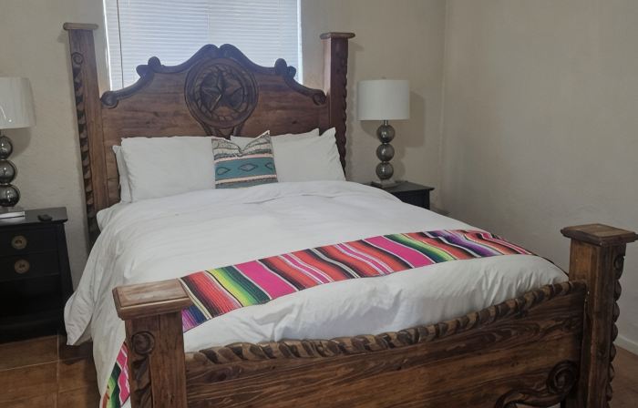 Hacienda de Horacio a 3 bedroom w/2 king beds, private patio and parking.