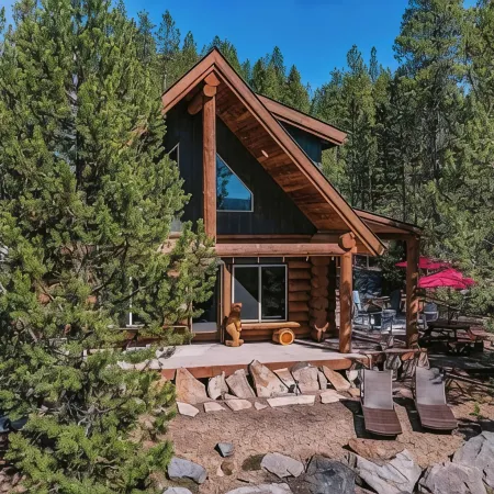 Gorgeous Log Cabin with Hot Tub & Theater near Snowmobile & SXS Trails & Lakes!