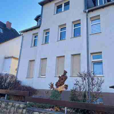 New Feriewohnung in the heart of the valley with stunning view to Roßtrappe, Hotel Exterior