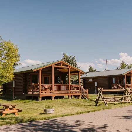 Grey Wolf Cabin #6 at Gallatin Canyon Cabins