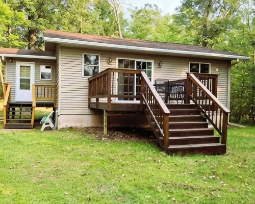 Think Spring! Book now for fishing, campfires and boating on Mystery Lake! Hotels in Scott