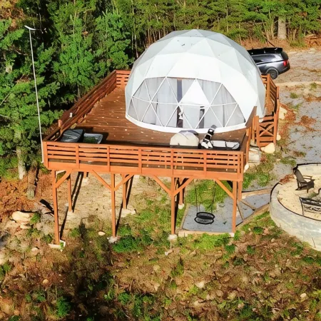 Forest Fairy dome in Smoky mountains - GlampiTiN