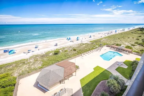 Seaside Solace: Panoramic Views! Oceanfront Condo, King Bed, Pool, Tennis,Cabana