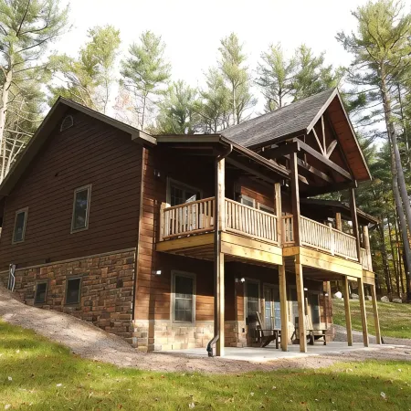 Adirondack River Lodge/ Spectacular Waterfalls/ Natural swimming pools.