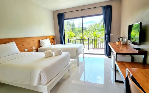 ทรายทองรีสอร์ท หาดปากเมง ตรัง - วิว