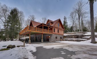 Waterfront Cabin w/ Deck & Pool in Old Forge!