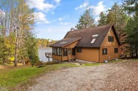 Beautiful lakefront house on Paradox lake with tremendous views and privacy.