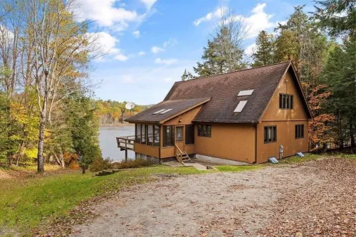Beautiful lakefront house on Paradox lake with tremendous views and privacy.