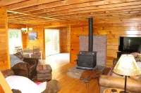 Log Cabin Near town