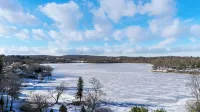 Spacious House on Sunset Lake 4 Br, 2 BA Unit 1 on First Level - Wifi