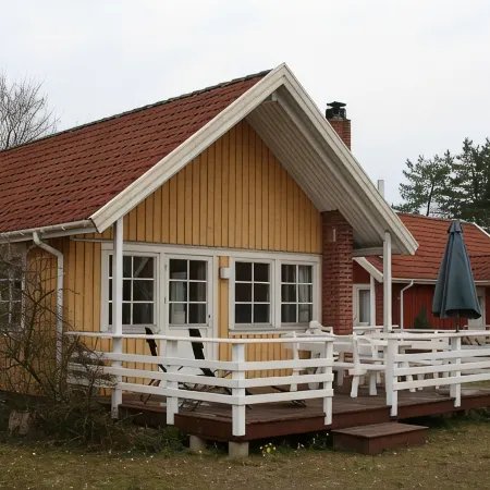 The house is located right on the edge of the Müritz National Park ウーゼリンのホテル