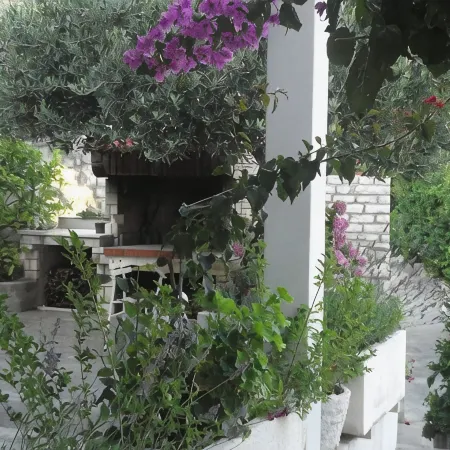 The apartment is located on the first floor of our house, 50 meters from the sea