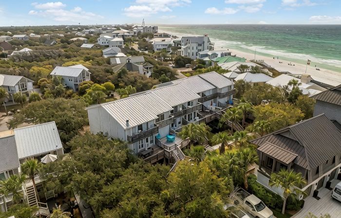 30A Gulf Side-60 Steps To Private Beach-7 Palms-Gated Community-Camp Creek Lake