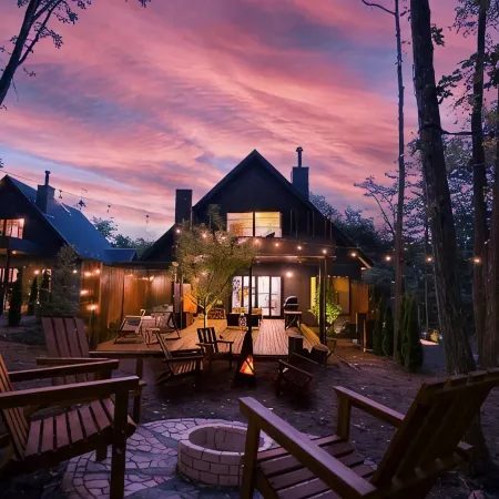 [TV] Luxury adult secret base villa 120 ㎡ Sauna, stone bath, bonfire, BBQ [Zen Building]
