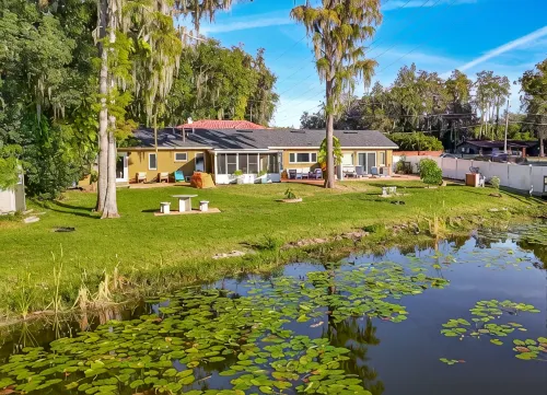 Luxurious Fishing Lake Paradise Close to Busch Garden/Moffitt Cancer Center/USF