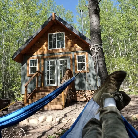 Story-book Cabin in the Woods above Lake Superior, near Grand Marais. -New Sauna
