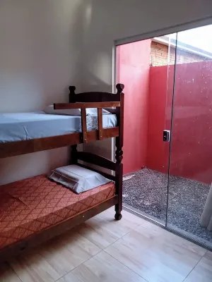 House 2 bedrooms from the center of Bonito-MS, rooms with air conditioning - Alojamientos