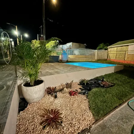 New pool and generator