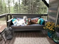 Rock Rest Eco-Cabin on 2 acre forested lot. Mins from Wolf & Wildlife Sanctuary. - Chalets
