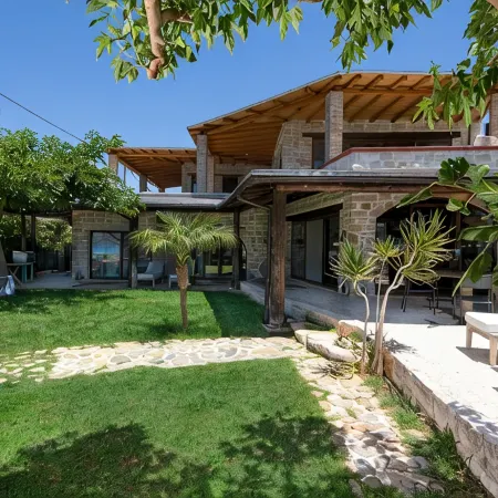 Villa Minoa Just Next to the Beach, with Surprising Sea and Mountain Views