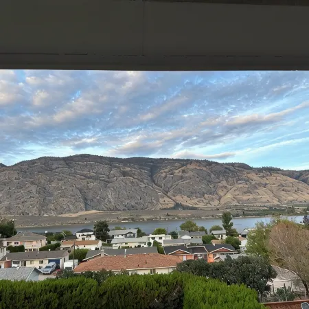 The View on 87th Osoyoos 2 bedroom, 1.5 bath, covered patio view vacation home.