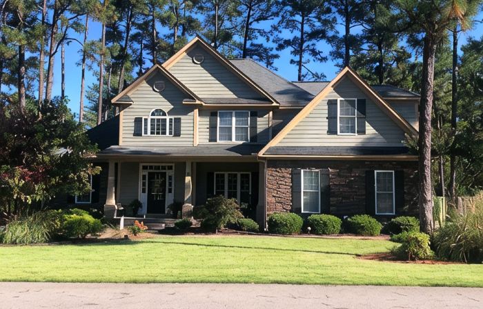 The Mulligan House in the heart of Pinehurst, NC.