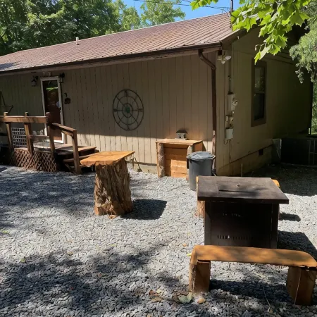 Secluded Cabin w/ HOT TUB, Woodburning Stove, VIEW on PRIVATE 2 acres