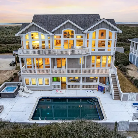 Oceanfront, Game Room, Decks, Heated Pool, Hot Tub, Ocean Views, Fully Loaded