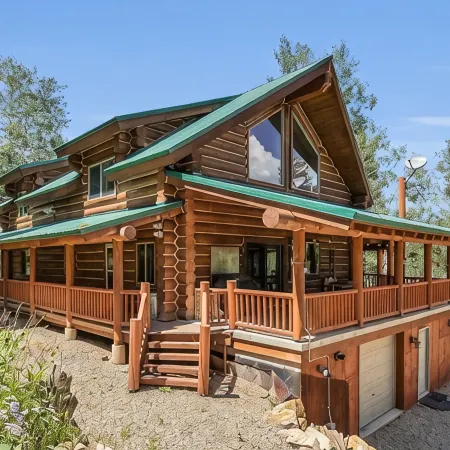 Big Bear Lodge: Private 7BR Hot Tub, Sauna, Fast WIFI, mountain cabin Park City