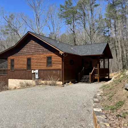 Cozy Cabin for 4 with 2 King beds, 2 full baths, 2 fireplaces and upscale Decor!