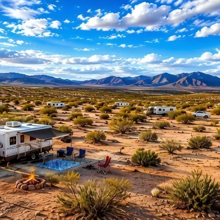 RV Dry Camping Near Arizona Sand Dunes