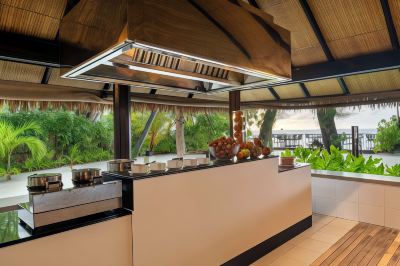 レストラン アンサナ イフル モルディブの写真