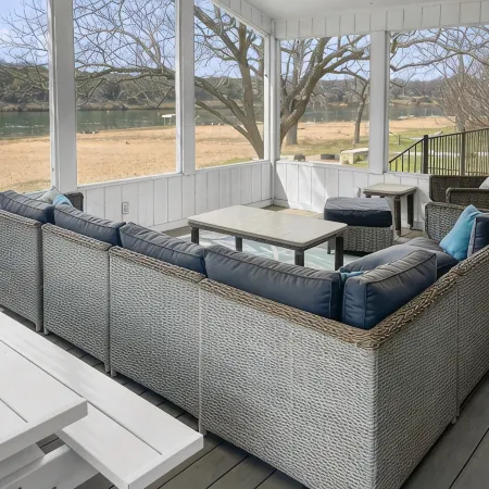 Waterfront, gorgeous sunsets, sandy beach, dogs allowed.