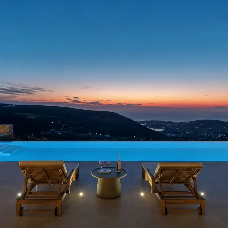 Plastires Villas: Sunset Serenity