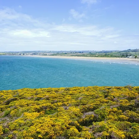 Maison vue mer côte sauvage pointe de la Torche