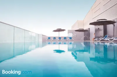 Treppan Hotel & Suites by Fakhruddin Hotels near Dubai Studio City
