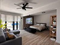Beachfront spacious studio stunning sunset + pool with King Bed Hotels in Hatillo