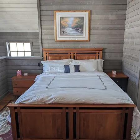 Sweeping Vermont Views from A Private, Designer, Ascutney Cabin